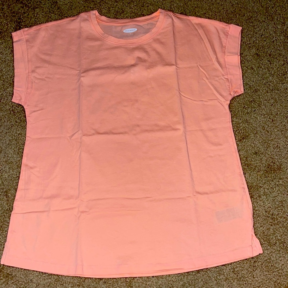 Old Navy Peach Basic T-Shirt